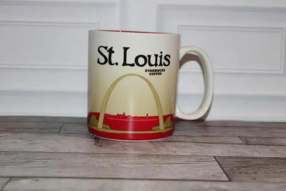 Starbucks St Louis Skyline Mug 16oz Gateway Arch Coffee Cup EUC